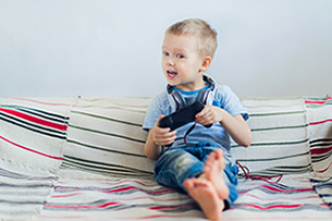 Kid Playing Video Games