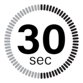 30 seconds