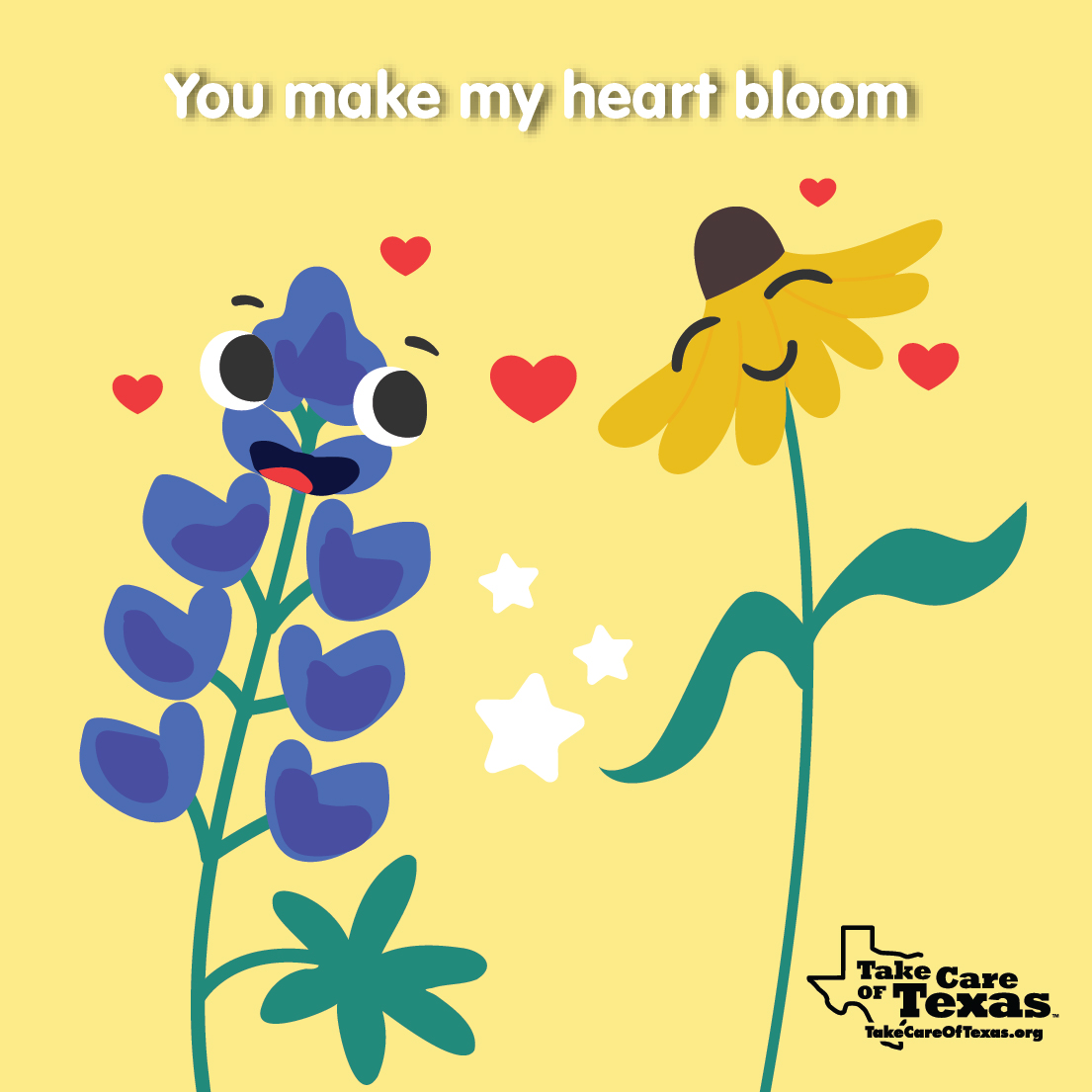 You make my heart bloom