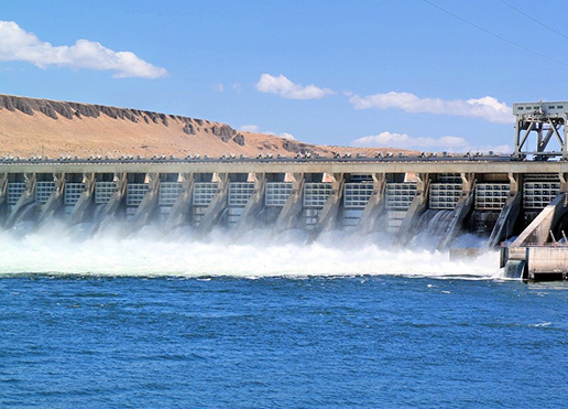 dam letting out water