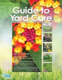 cover of Guide to Yard Care booklet