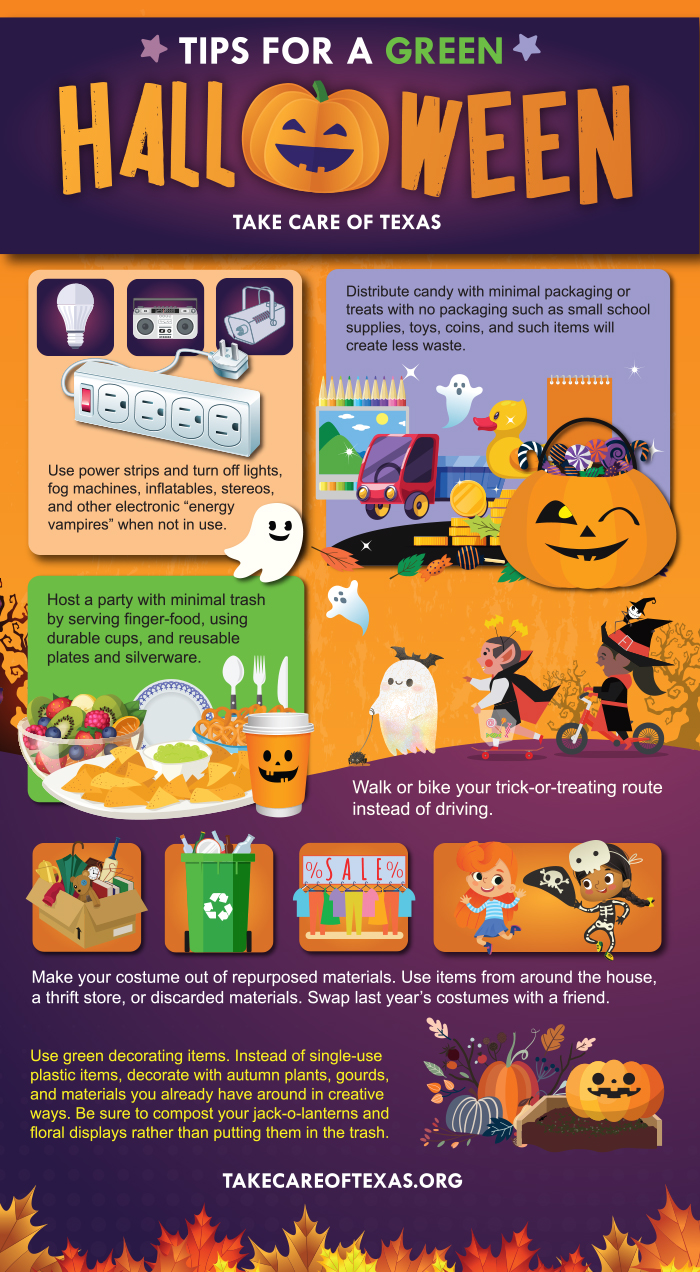 Scary Good Green Halloween Tricks Take Care of Texas
