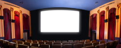 movie theater screen