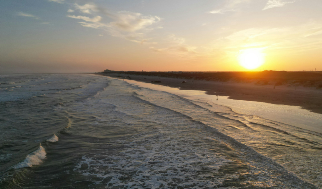 Beach at sunrise