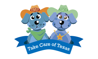 two blue dogs
