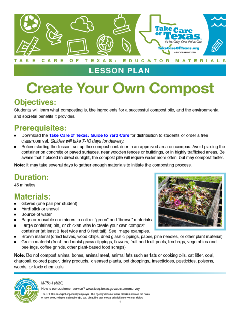 create your own compost