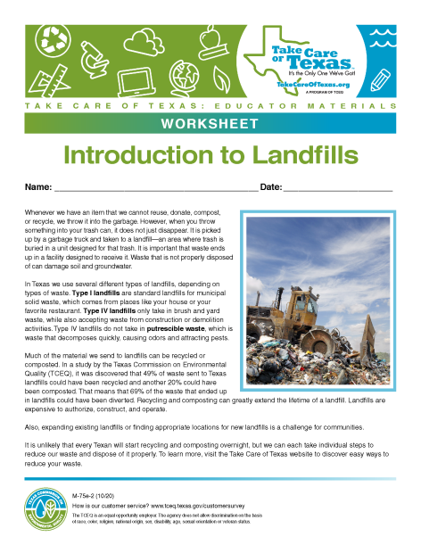 Introduction to Landfills