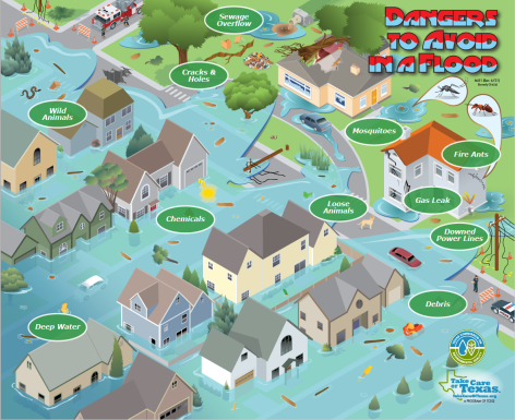 dangers to avoid in a flood