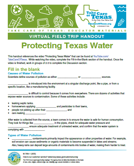 protect texas water