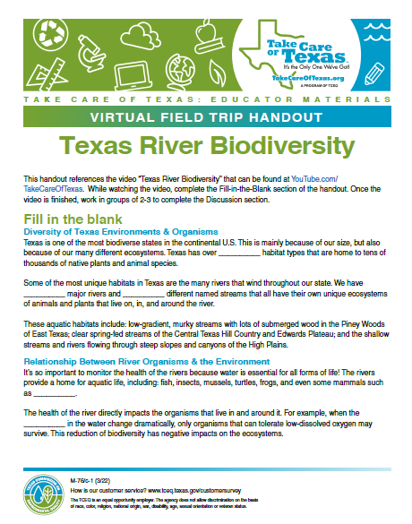 texas river biodiversity