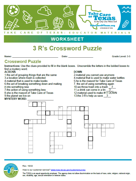 crossword 3-5
