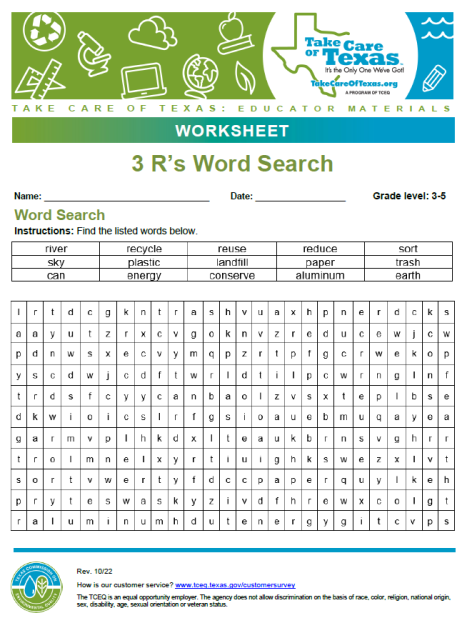 wordsearch 3-5