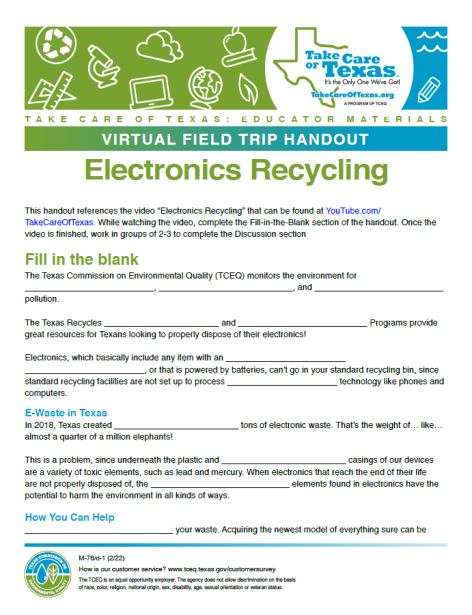 electronics recycling