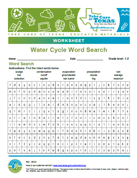 water cycle 1 and 2