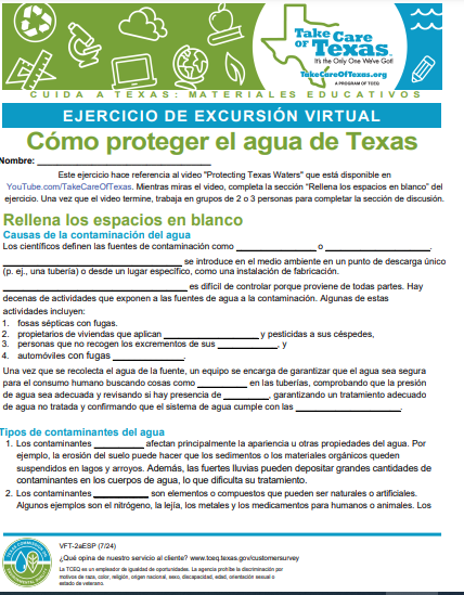 protecting texas water spanish