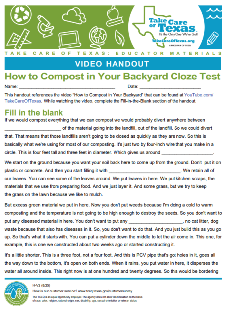 how to compost