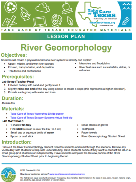 river geomorphology