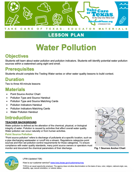 water pollution
