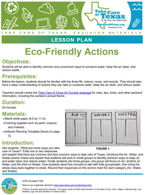 eco friendly actions
