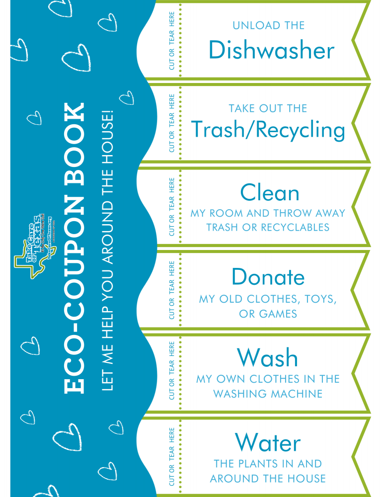 Eco-Coupon Chores Sheet