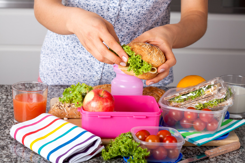 packing a school lunch
