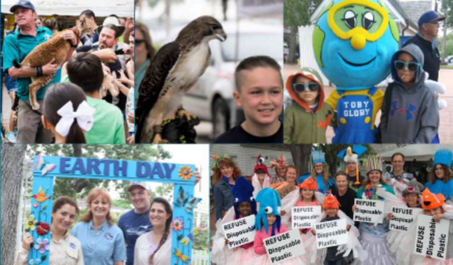 Six pictures of people who attended different events at festival.