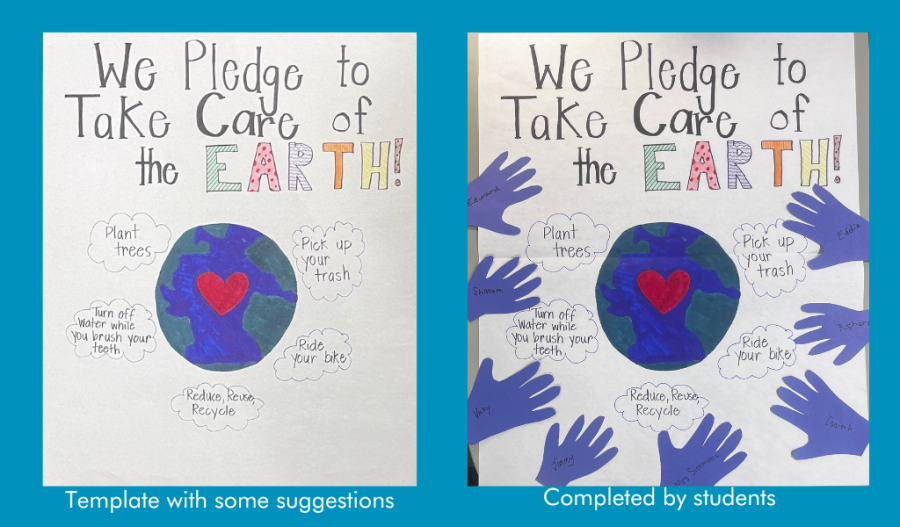 Pledge of Earth anchor chart