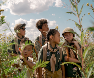 scouts hiking