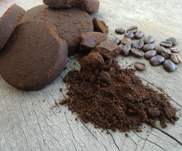 Used coffee grounds.