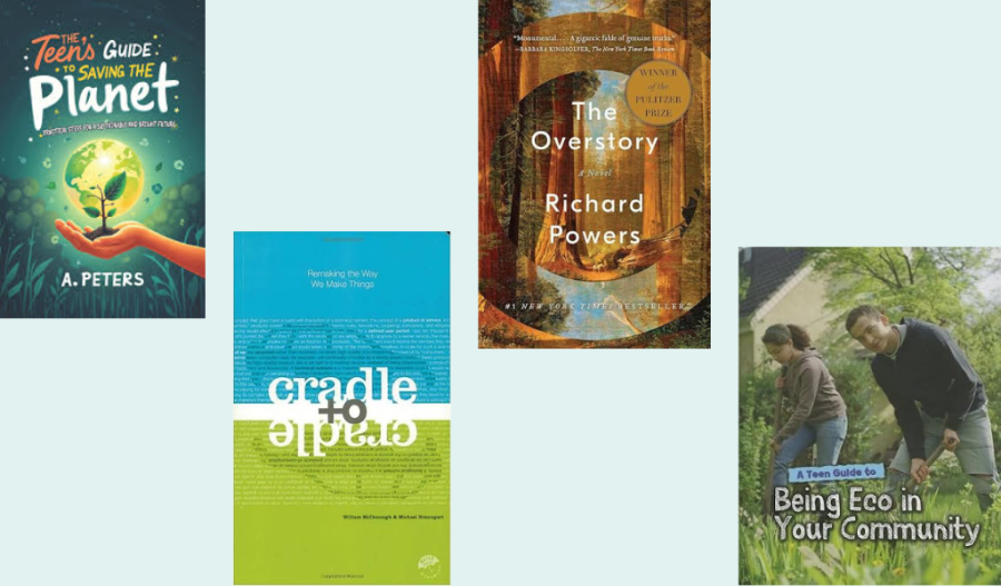 Four high school book covers
