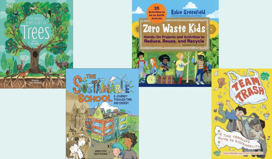 Four middle school book covers