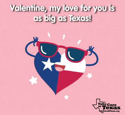 Take Care Of Texas Valentine S Day Cards Take Care Of Texas