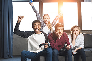 teenagers and video games